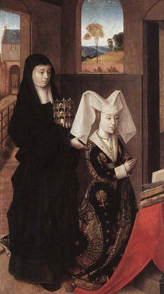 Isabel of Portugal with St Elizabeth